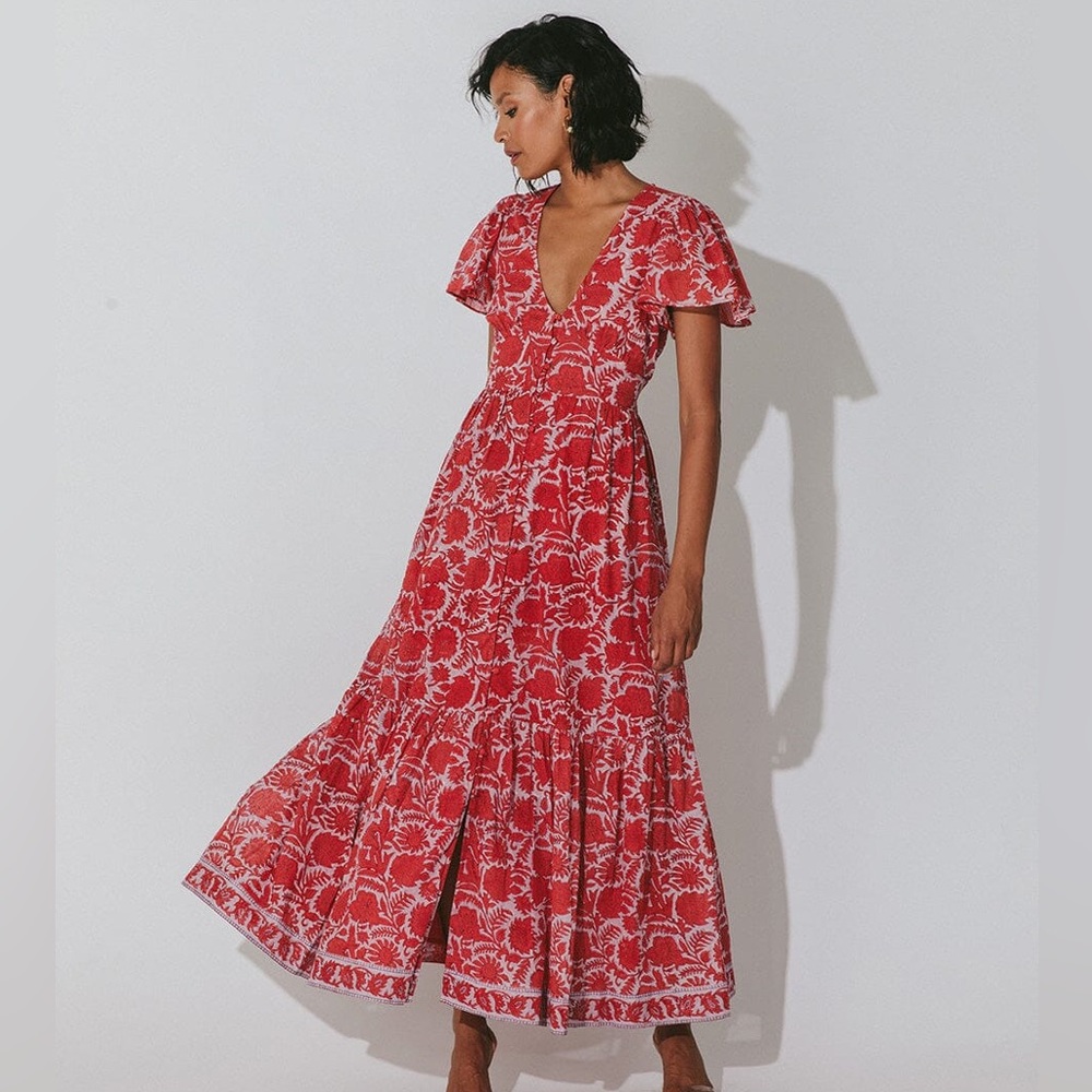 Cleobella Sasha Ankle Dress - Flora | Small